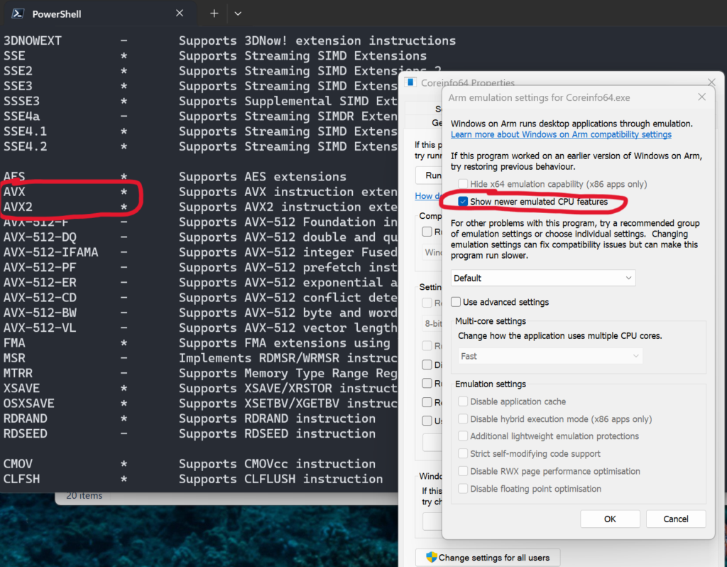 Ilustrasi peningkatan dukungan AVX/AVX2 di Windows 11 ARM untuk gaming dan aplikasi berat