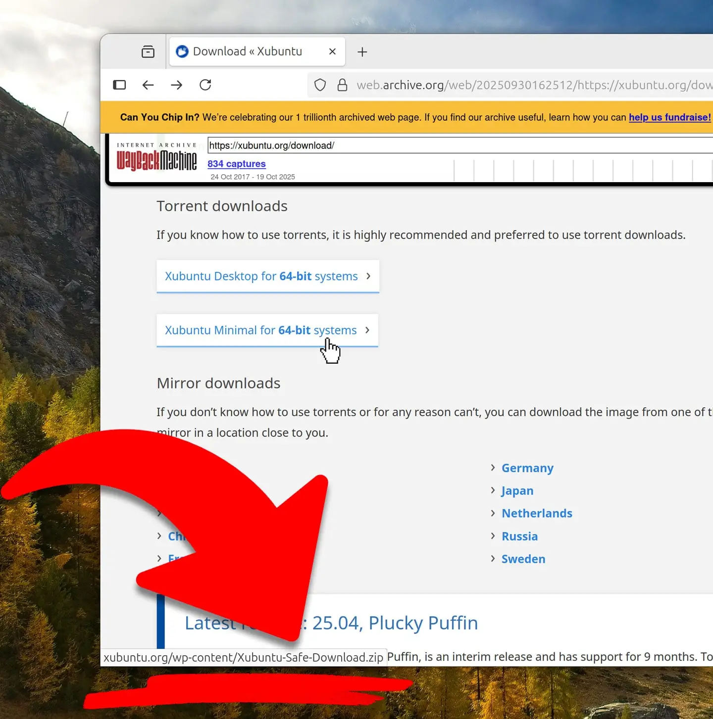 Situs Web Xubuntu Diretas - Waspada Malware Windows Mengancam Pengguna Linux! 2 Situs web Xubuntu diretas dan menampilkan pesan peringatan malware