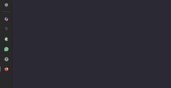 Tombol tambah tab baru tersembunyi di Firefox