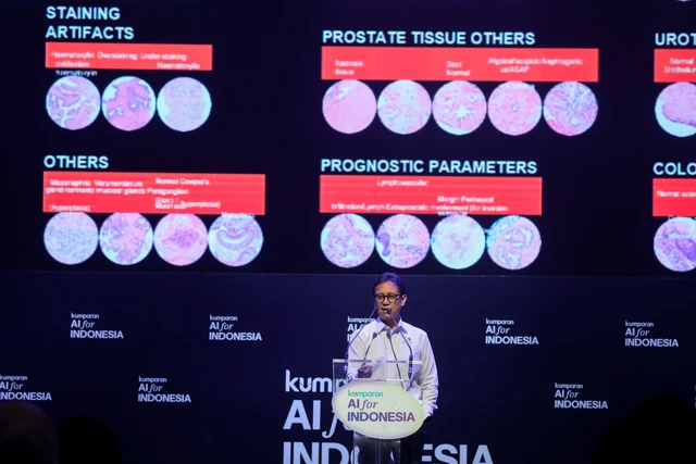 Ilustrasi AI deteksi penyakit seperti stroke dan kanker