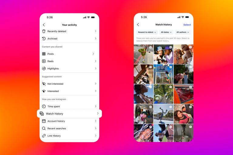Fitur Watch History Instagram memudahkan pencarian Reels