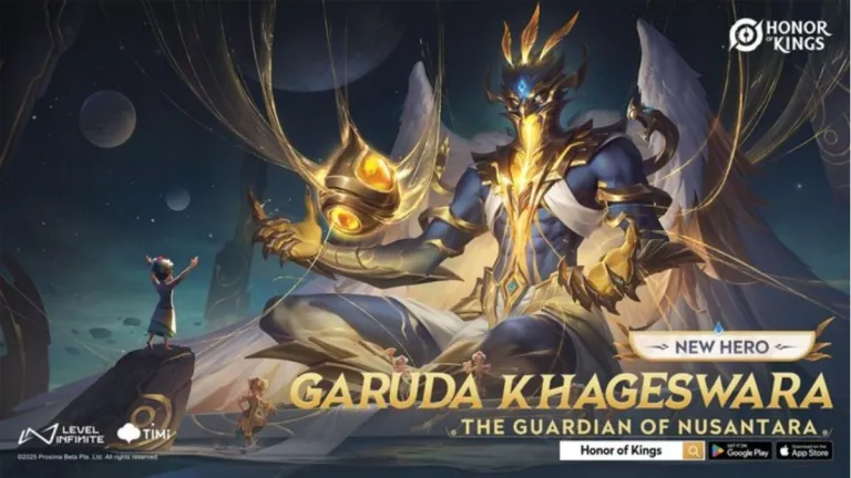 Garuda Khageswara Honor of Kings di medan pertempuran