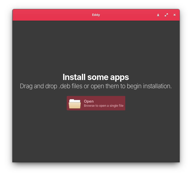 Menginstal Paket .deb dengan Eddy di Elementary OS 8