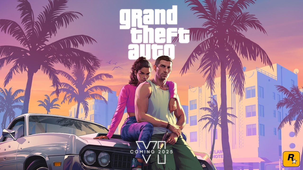 Penundaan GTA VI - Analisis Mendalam Tanggal Rilis Terbaru yang Dinanti 2 Poster resmi Grand Theft Auto VI dengan logo ikonik