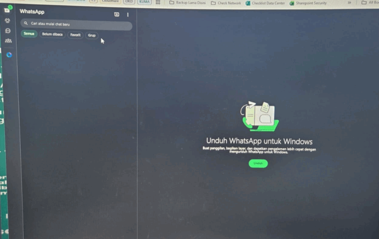 Contoh Tampilan Windows Update yang Disederhanakan