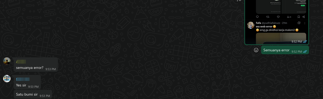 WhatsApp Web Down Global 2025: Mengapa Terjadi & Cara Atasi 3 Grafik laporan gangguan WhatsApp Web Global pada 4 November 2025