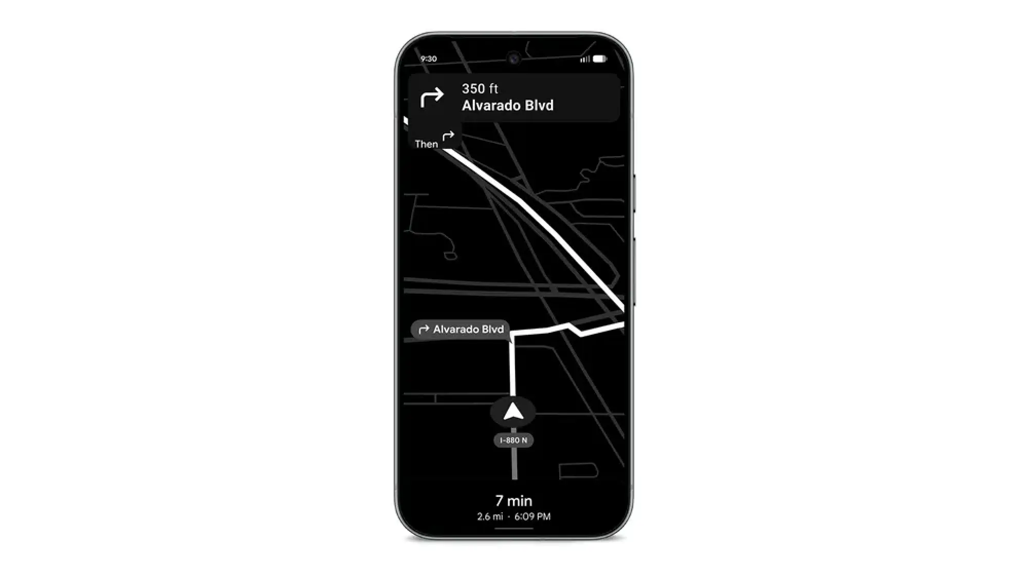Mode Hemat Daya Google Maps di layar kunci