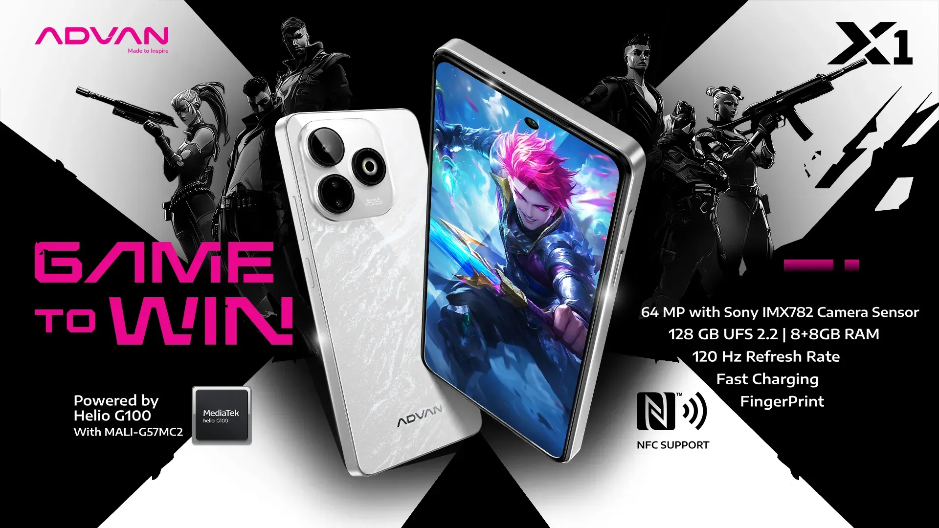HP dan Tablet Advan - Gebrakan Inovasi Lokal dengan Pilihan Terbaik 2026 4 Advan X1 untuk gaming