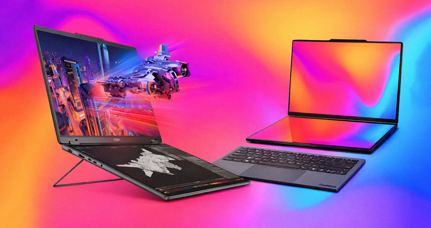 Lenovo MWC 2026 - Intip Inovasi Laptop 3D & Konsol Lipat Futuristik 2 Lenovo Yoga Book Pro 3D Concept dengan layar 3D tanpa kacamata di MWC 2026