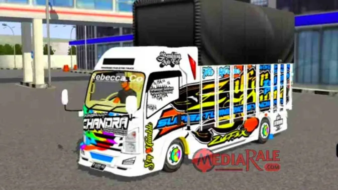 Mod Truk Oleng Chandra Rebecca BUSSID