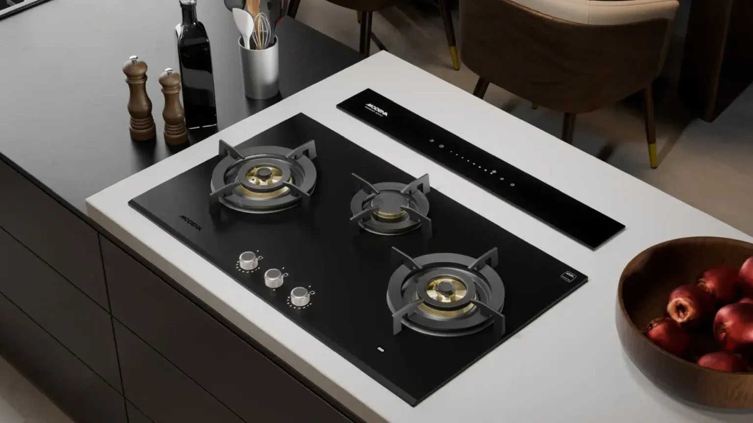 MODENA Velvet Series koleksi peralatan dapur dengan teknologi matte glass