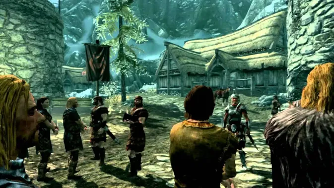 The Elder Scrolls V Skyrim gameplay PS3