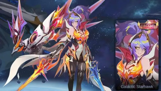 Tips hemat diamond dapatkan skin Fanny Galactic Starhawk
