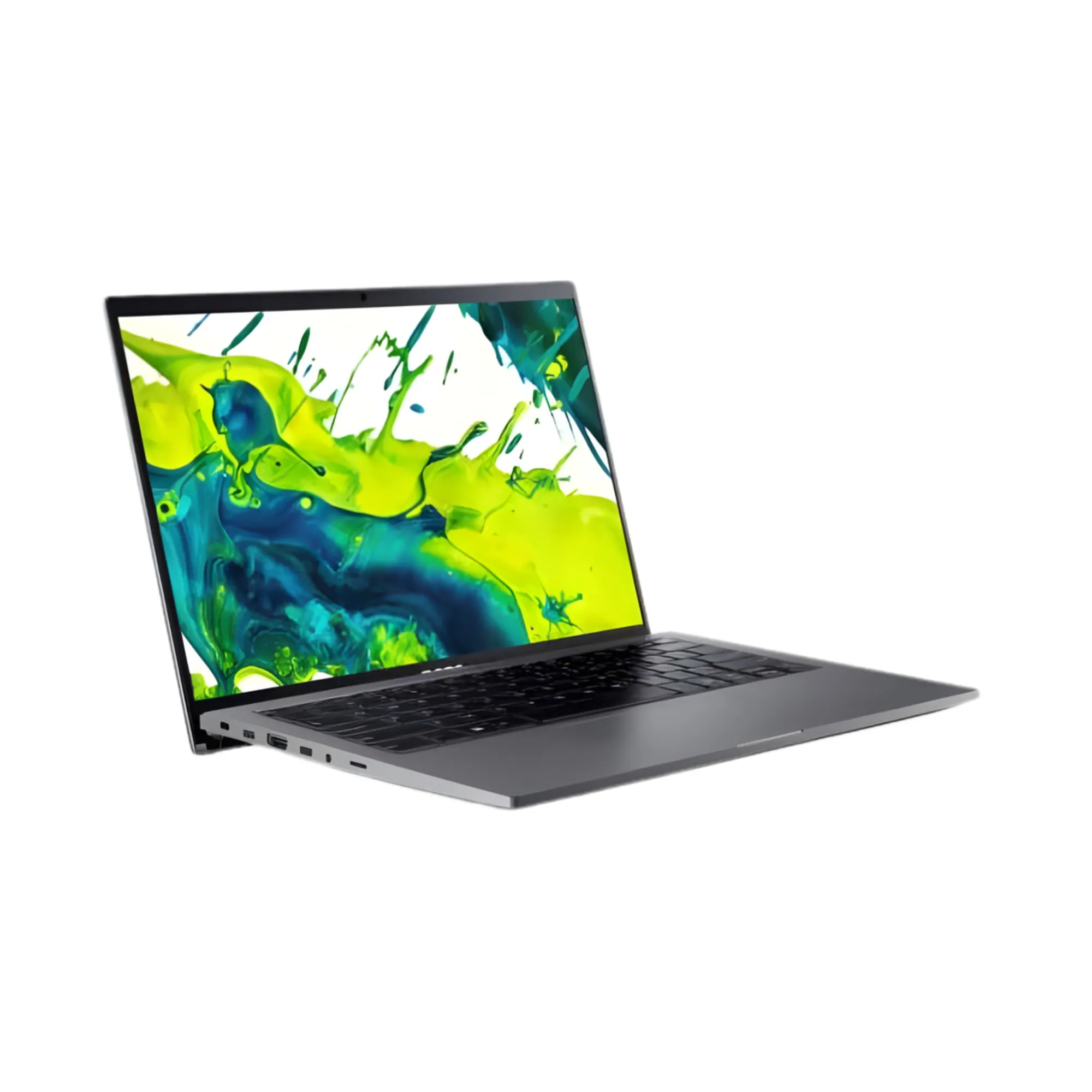 Laptop Acer Aspire Go 14 dalam warna Mood Lilac dengan layar terbuka