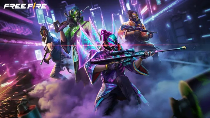 Tampilan server uji coba beta Free Fire