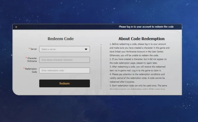 Kode Redeem Honkai Star Rail - Panduan Lengkap Klaim Stellar Jade & Hadiah Eksklusif 3 Cara redeem kode Honkai Star Rail via website