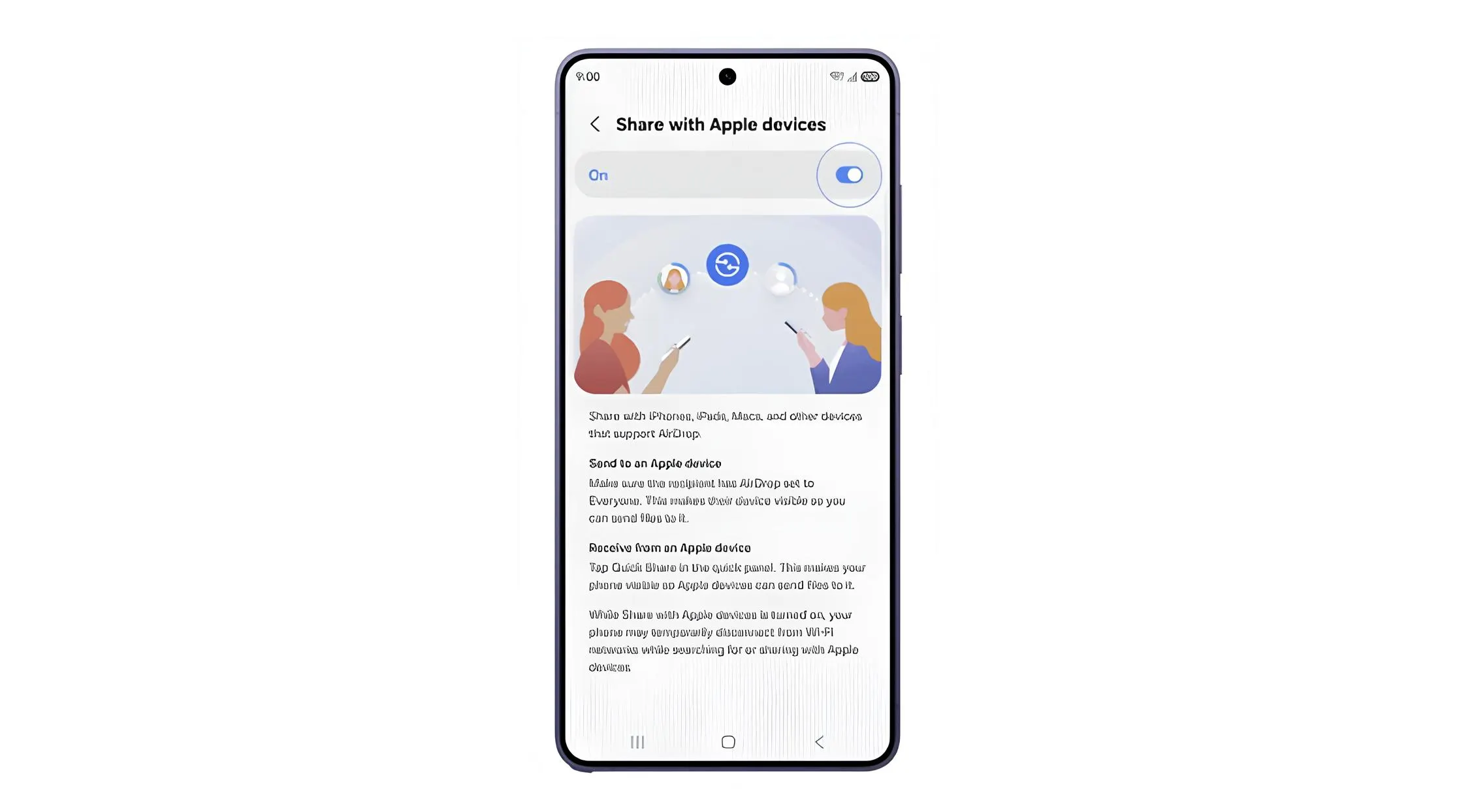 Quick Share iPhone - Samsung Buka Akses Berbagi File Lintas Ekosistem 2 Antarmuka Quick Share Samsung yang menunjukkan opsi untuk berbagi dengan perangkat Apple