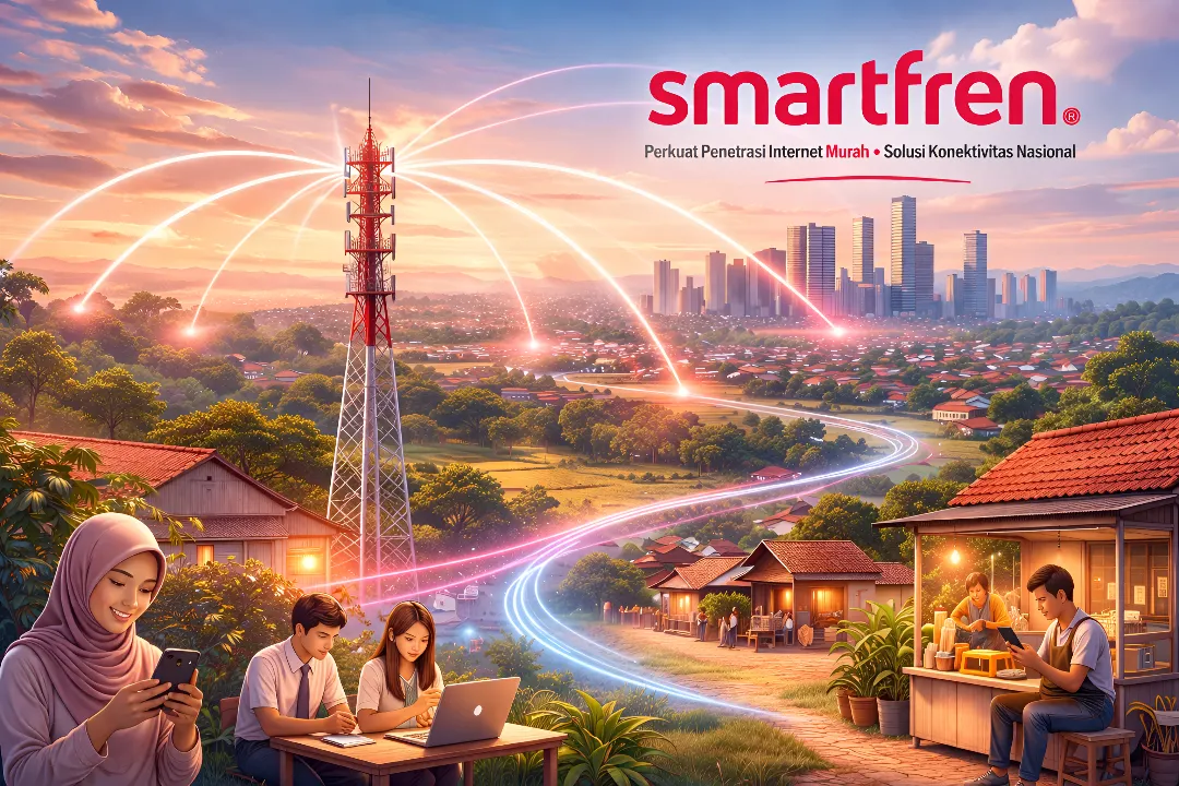 Infrastruktur jaringan telekomunikasi Smartfren