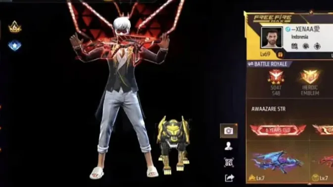 Foto FF Sultan Set MP40 Cobra EVO Punk