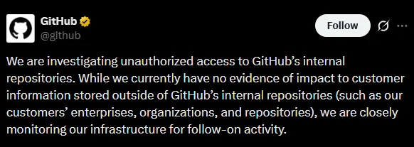Insiden Keamanan GitHub - Ribuan Repositori Internal Diakses Hacker 2 Diagram alur serangan supply chain pada platform pengembangan