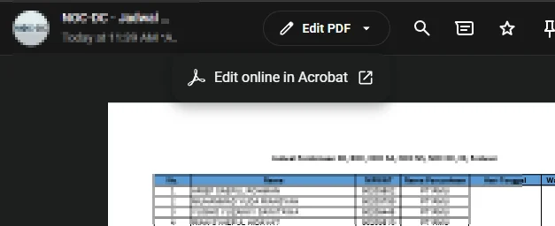 WhatsApp Web PDF - Kemudahan Akses dan Edit Dokumen Langsung di Browser 2 Fitur edit PDF di WhatsApp Web dengan Adobe Acrobat